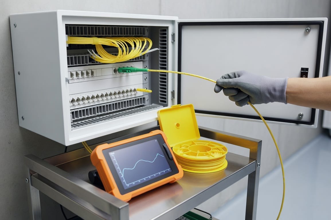 Read more about the article Jak przygotować trasę FTTH do pomiaru OTDR, żeby wynik był miarodajny